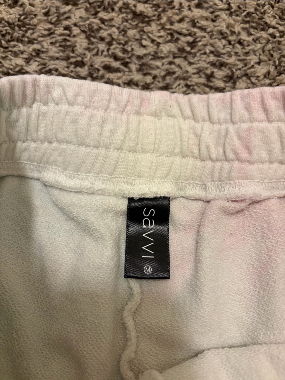 Savvi Pastel Tie-Dye Cropped Hoodie and Lounge Shorts Set - Women - Picture 7 of 12